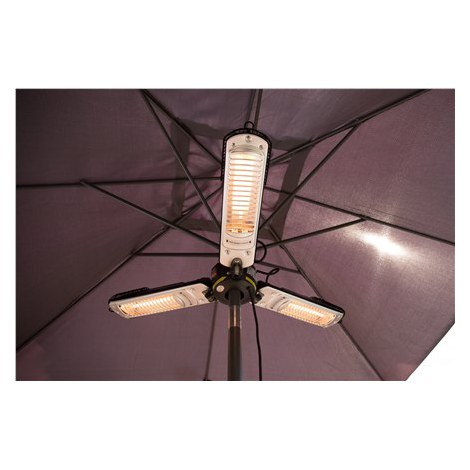 SUNRED | Heater | PH10, Bright Parasol | Infrared | 2000 W | Number of power levels | Suitable for rooms up to m² | Black/Silve - 5